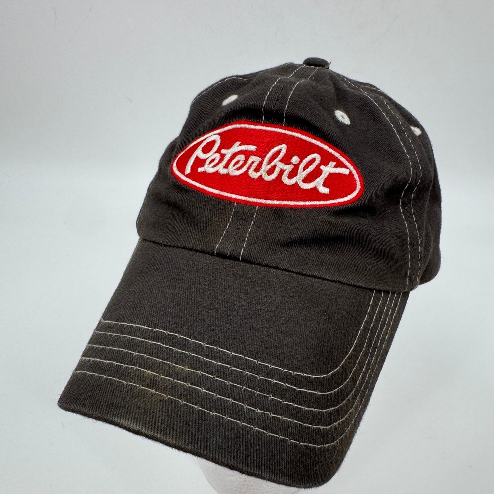 Peterbilt Sioux Falls Black Cotton Embroidered Baseball Cap Trucker Hat‎ OSFM